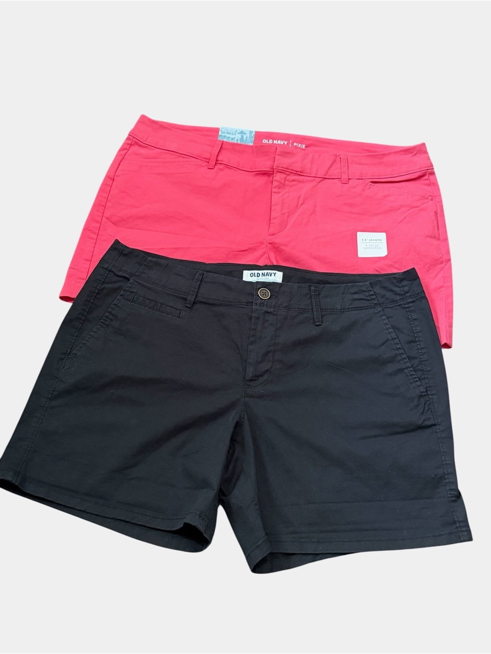 Bundle Old Navy Women's Pink and Black Chino Shorts